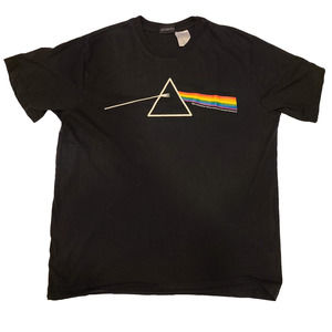 PINK FLOYD Dark Side of the Moon Graphic Band Tee‎ Unisex Size Large